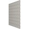 Ekena Millwork 19 5/8in. W x 19 5/8in. H Coralie EnduraWall Decorative 3D Wall Panel Covers 2.67 Sq. Ft. WP20X20CIGHC - alternate 4